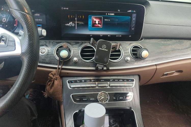 Used Mercedes-Benz E-Class 2018 Restyled E 300 L Sporty and Stylish Edition Audio And AC Panel