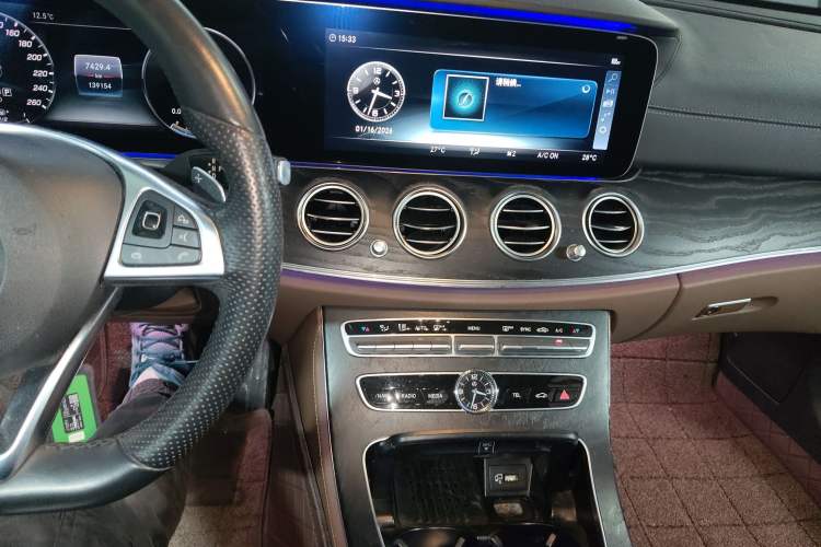 Used Mercedes-Benz E-Class 2018 Facelift E 200 L Sport Edition Audio And AC Panel