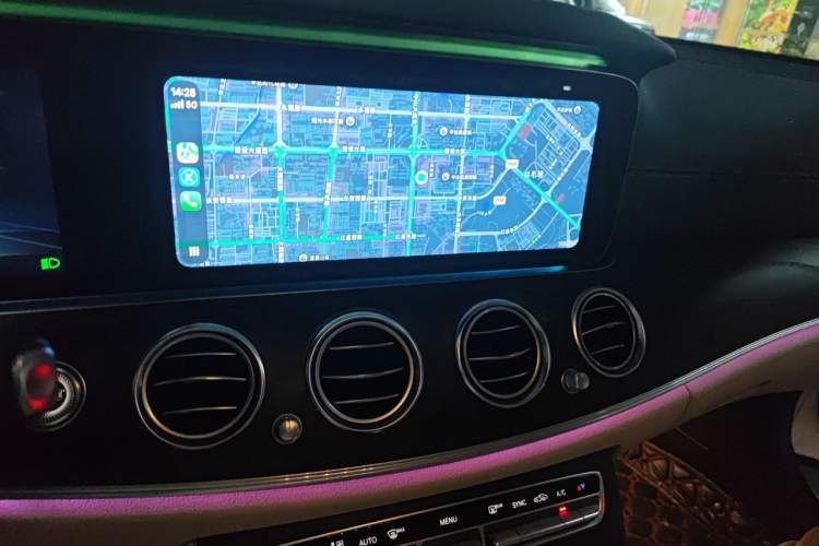 Used Mercedes-Benz E-Class 2018 E 300 L Sporty and Stylish Model Audio And AC Panel