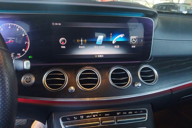 Used Mercedes-Benz E-Class 2018 Facelift E 200 L Sport Edition Audio And AC Panel