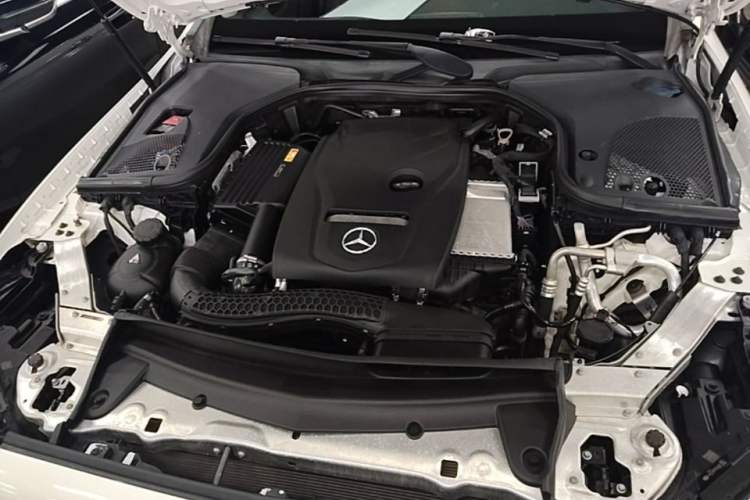 Used Mercedes-Benz E-Class 2018 E 300 L Sporty and Stylish Model Engine Bay