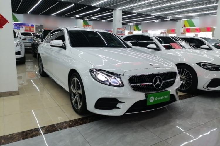 Used Mercedes-Benz E-Class 2018 Facelift E 200 L Sport 4MATIC Front Right 45 Deg