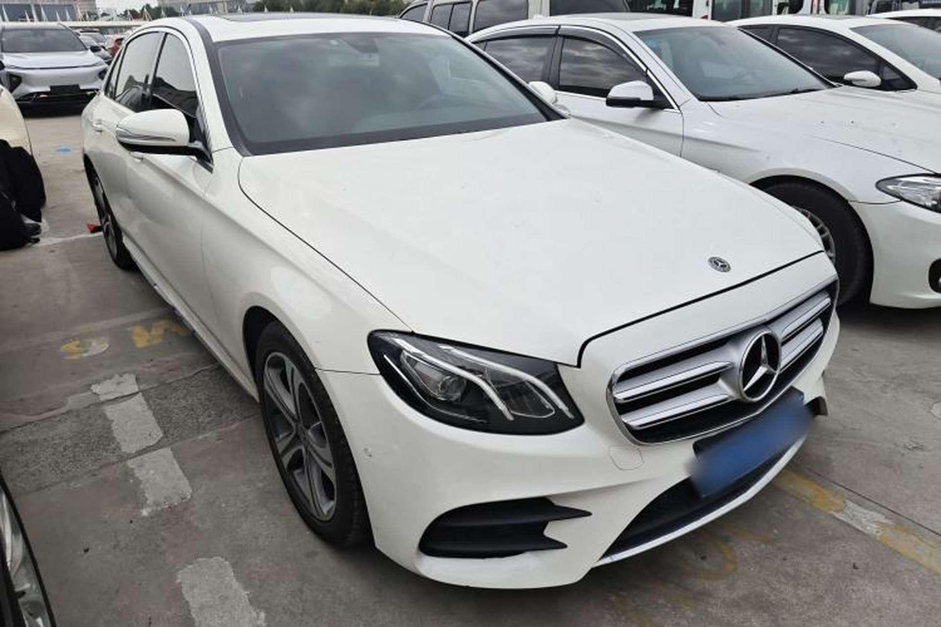 Used Mercedes-Benz E-Class 2018 Facelift E 200 L Sport Edition Front Right 45 Deg