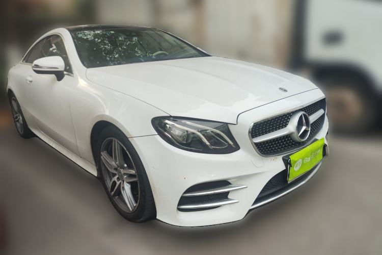 Used Mercedes-Benz E-Class 2018 E 200 4MATIC Coupe Front Right 45 Deg