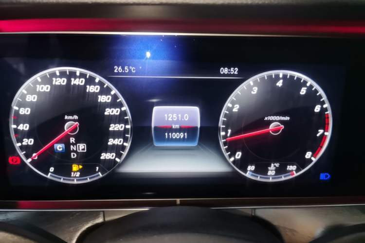 Used Mercedes-Benz E-Class 2018 Restyled E 300 L Sporty and Stylish Edition Instrument Cluster