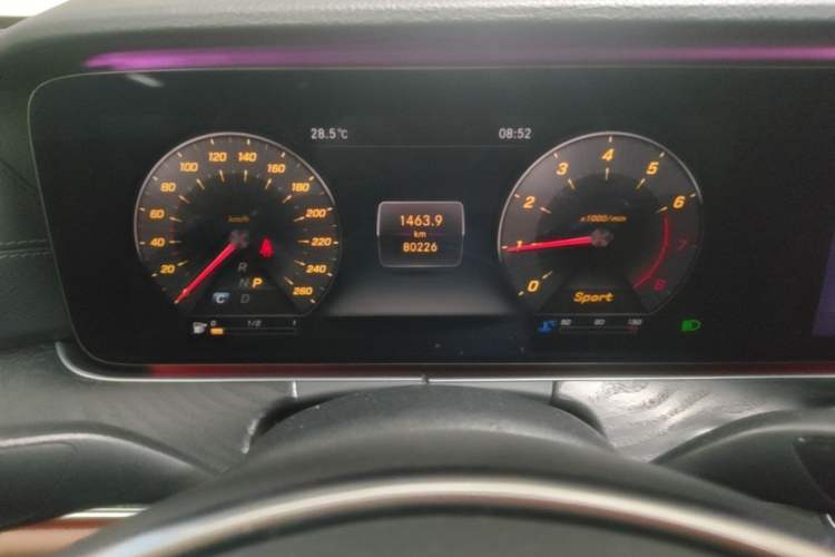 Used Mercedes-Benz E-Class 2018 Restyled E 300 L Sporty and Stylish Edition Instrument Cluster