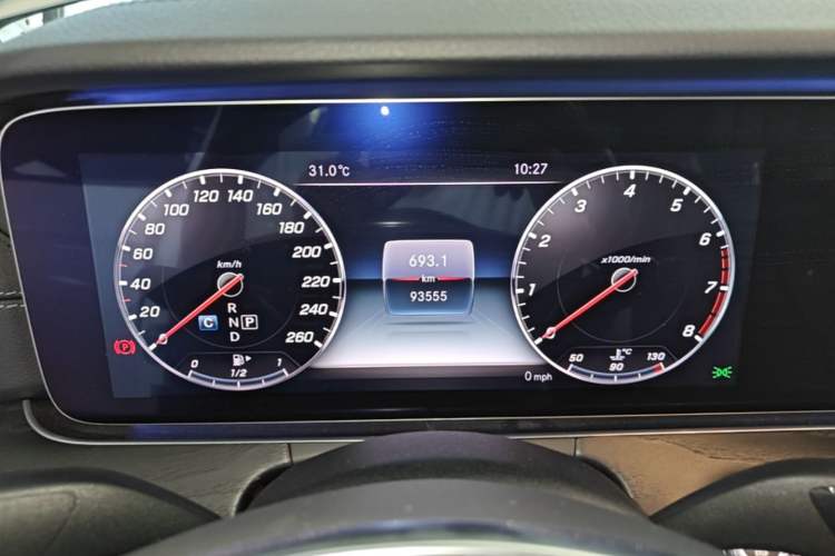 Used Mercedes-Benz E-Class 2018 Facelift E 200 L Sport Edition Instrument Cluster