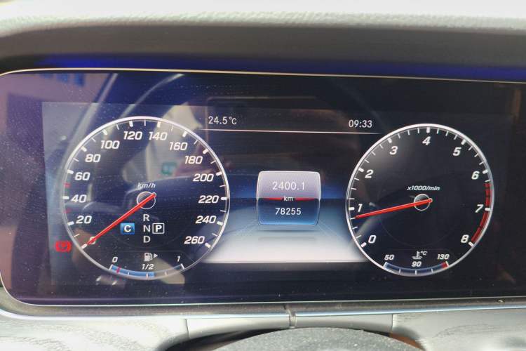 Used Mercedes-Benz E-Class 2018 E 300 L Sporty and Stylish Model Instrument Cluster