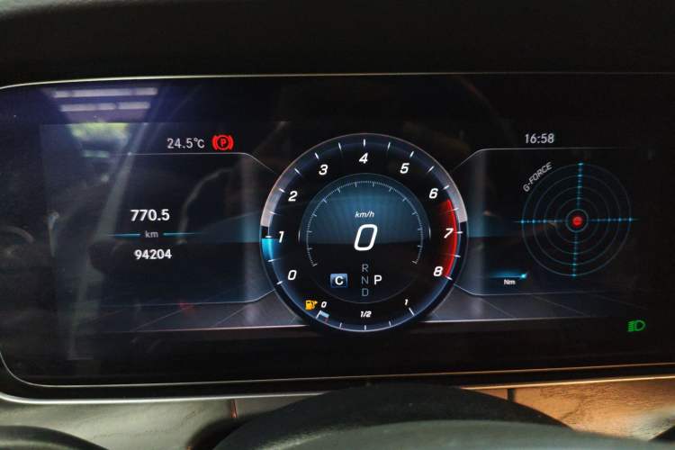 Used Mercedes-Benz E-Class 2018 E 300 L Sporty and Stylish Model Instrument Cluster