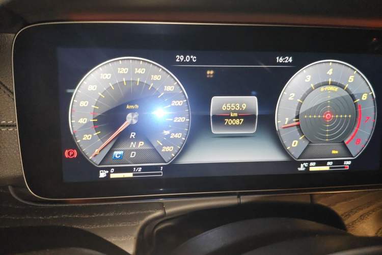 Used Mercedes-Benz E-Class 2018 E 200 Coupe Odometer Close Up