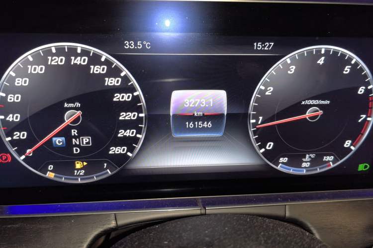 Used Mercedes-Benz E-Class 2018 Restyled E 300 L Sporty and Stylish Edition Odometer Close Up
