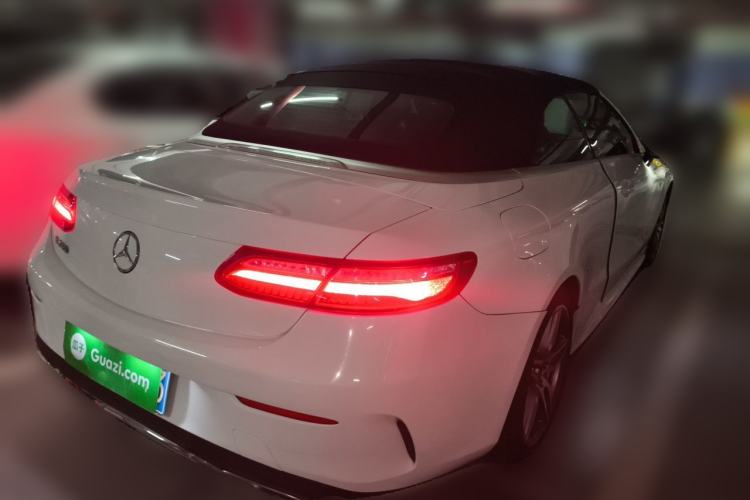 Used Mercedes-Benz E-Class 2018 E 200 Convertible Coupe Rear Right 45 Deg