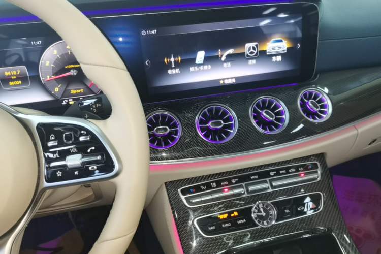 Used Mercedes-Benz E-Class 2019 E 200 4MATIC Coupe Audio And AC Panel