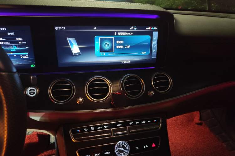 Used Mercedes-Benz E-Class 2019 E 200 L Sport Edition Audio And AC Panel