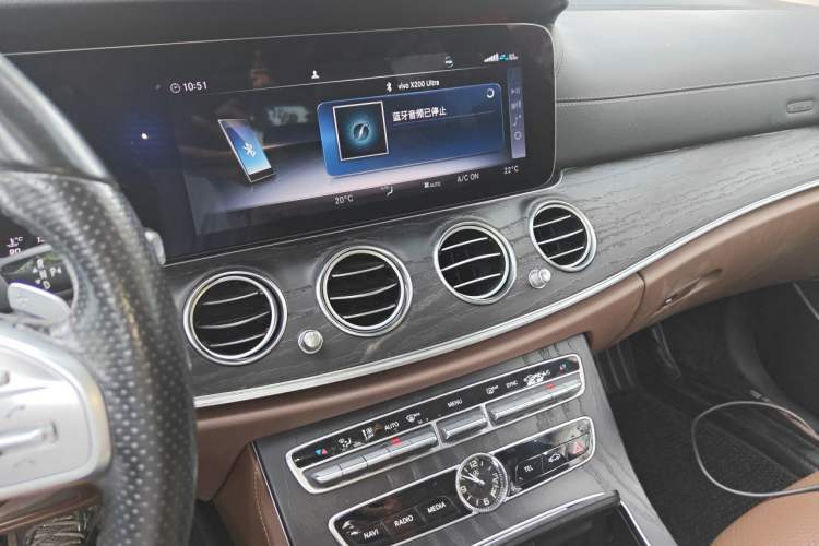 Used Mercedes-Benz E-Class 2019 Restyled E 300 L Sporty and Stylish Edition Audio And AC Panel