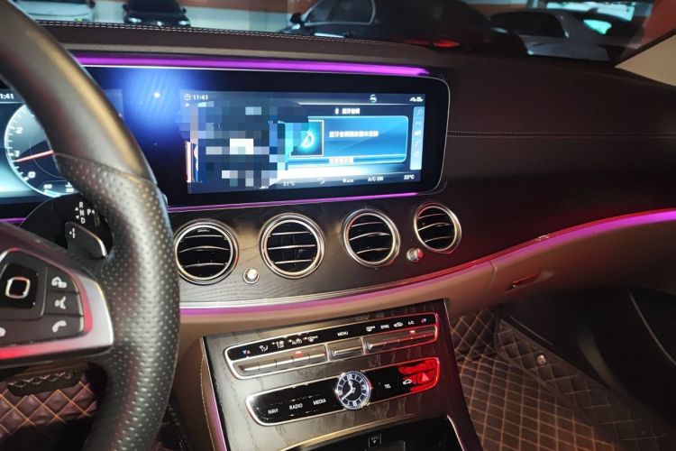 Used Mercedes-Benz E-Class 2019 E 300 L Sporty and Stylish Model Audio And AC Panel