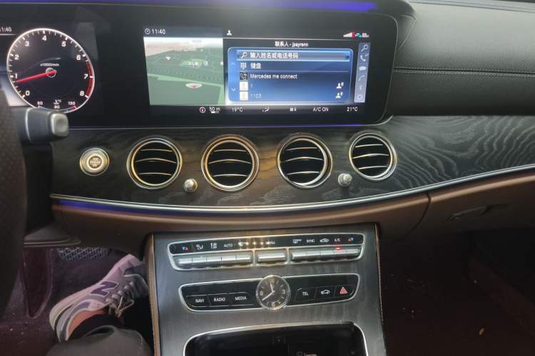 Used Mercedes-Benz E-Class 2019 E 200 L Sport Edition Audio And AC Panel