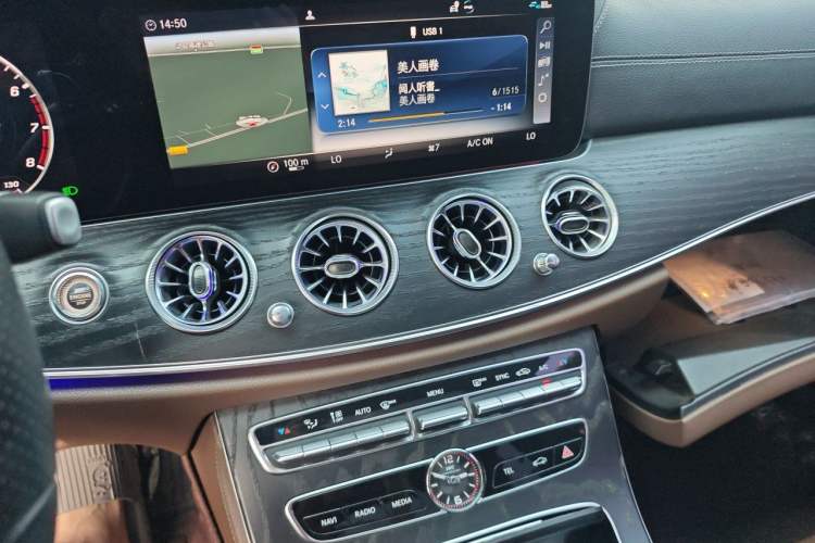 Used Mercedes-Benz E-Class 2019 Restyled E 300 L Sporty and Stylish Edition Audio And AC Panel