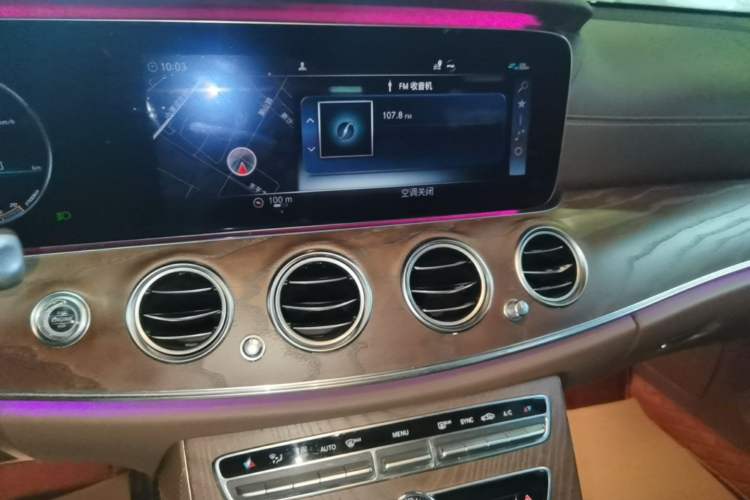 Used Mercedes-Benz E-Class 2019 E 300 L Luxury Model Audio And AC Panel