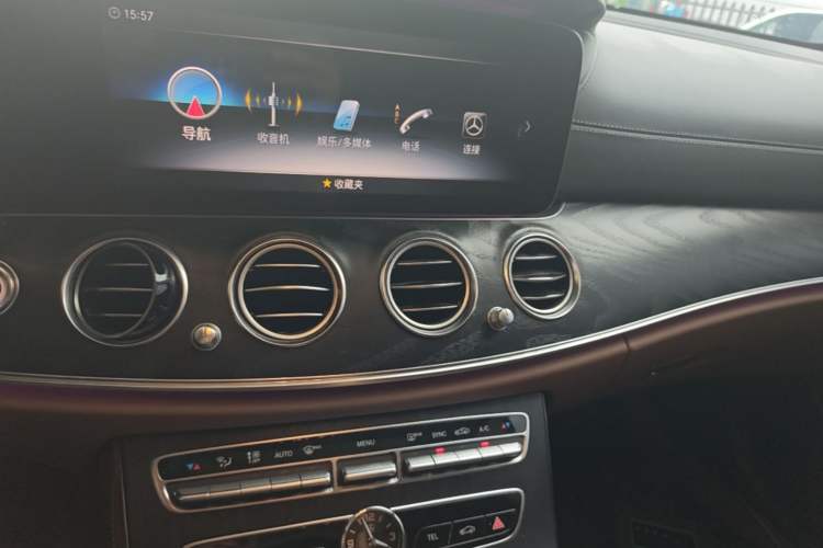 Used Mercedes-Benz E-Class 2019 Restyled E 300 L Sporty and Stylish Edition Audio And AC Panel