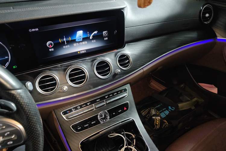 Used Mercedes-Benz E-Class 2019 E 300 L Sporty and Stylish Model Audio And AC Panel