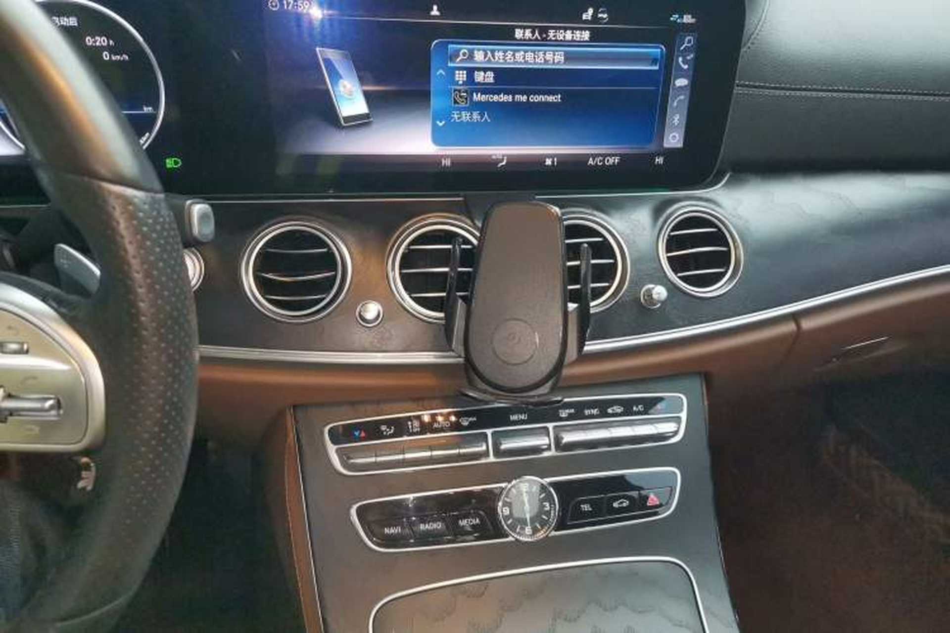 Used Mercedes-Benz E-Class 2019 E 300 L Sporty and Stylish Model Audio And AC Panel