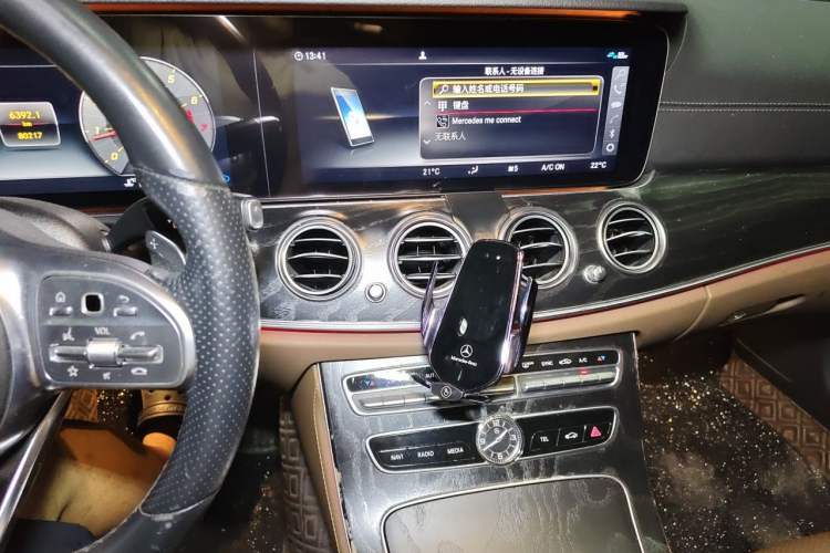 Used Mercedes-Benz E-Class 2019 E 300 L Sporty and Stylish Model Audio And AC Panel