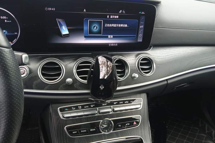 Used Mercedes-Benz E-Class 2019 E 300 L Sporty and Stylish Model Audio And AC Panel