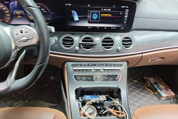 Used Mercedes-Benz E-Class 2019 E 300 L Sporty and Stylish Model Audio And AC Panel