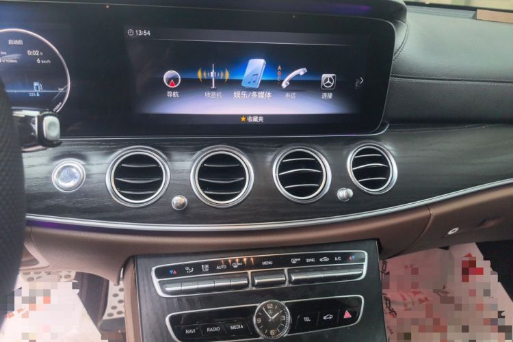 Used Mercedes-Benz E-Class 2019 E 300 L Sporty and Stylish Model Audio And AC Panel