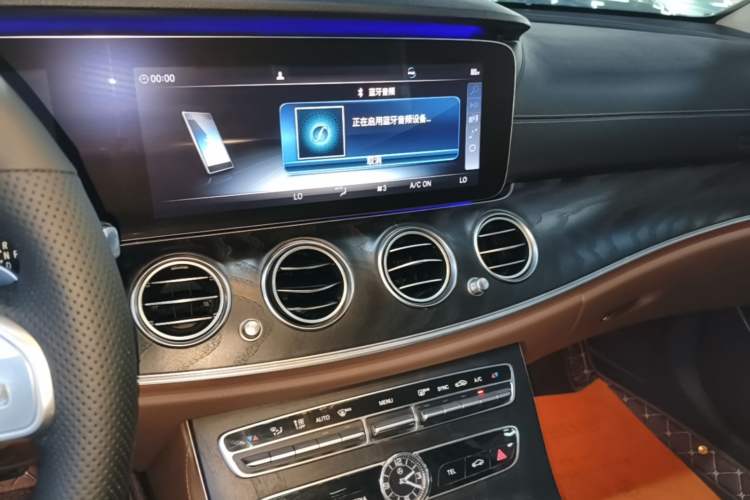 Used Mercedes-Benz E-Class 2019 E 300 L Sporty and Stylish Model Audio And AC Panel