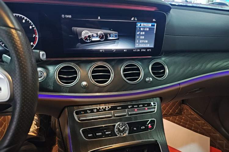 Used Mercedes-Benz E-Class 2019 E 300 L Sport Luxury Edition Audio And AC Panel