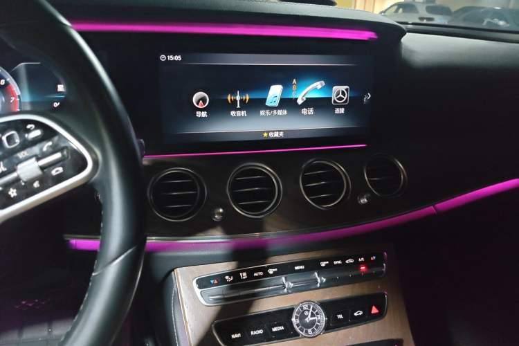Used Mercedes-Benz E-Class 2019 Facelifted E 300 L Stylish Version Audio And AC Panel