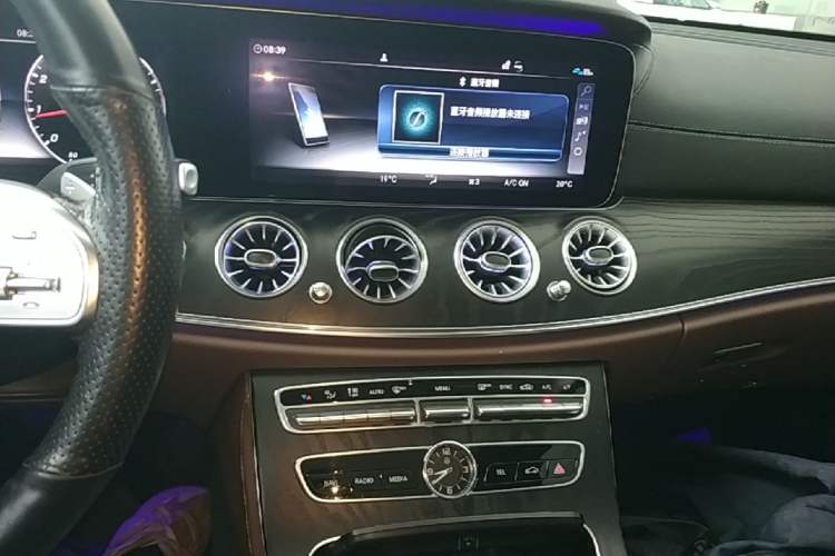 Used Mercedes-Benz E-Class 2019 E 300 L Sporty and Stylish Model Audio And AC Panel