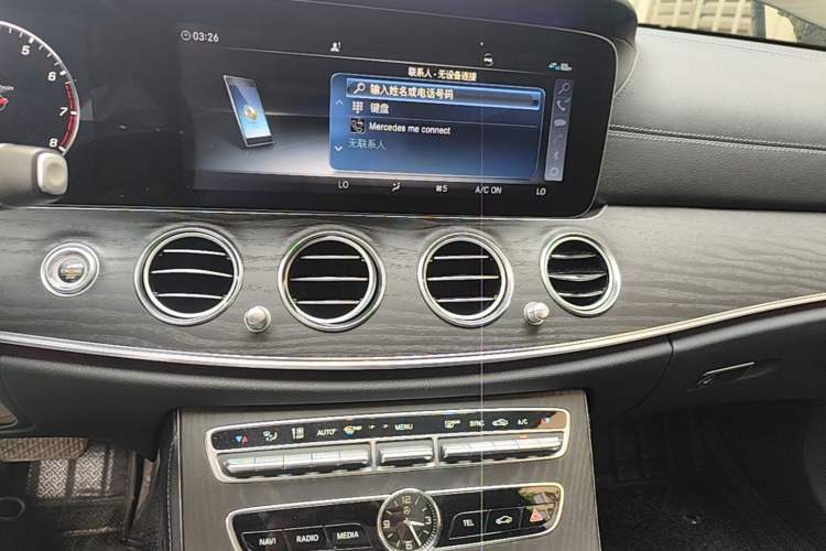 Used Mercedes-Benz E-Class 2019 Restyled E 300 L Sporty and Stylish Edition Audio And AC Panel