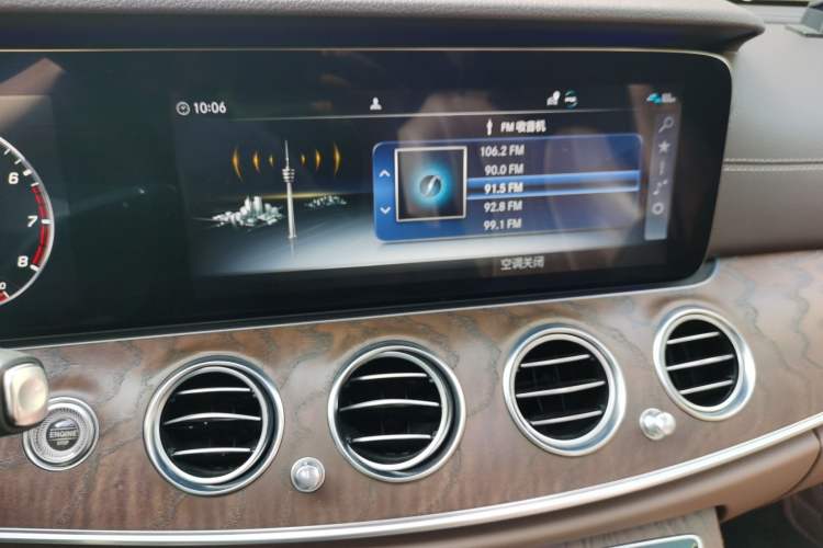 Used Mercedes-Benz E-Class 2019 Facelifted E 300 L Stylish Version Audio And AC Panel