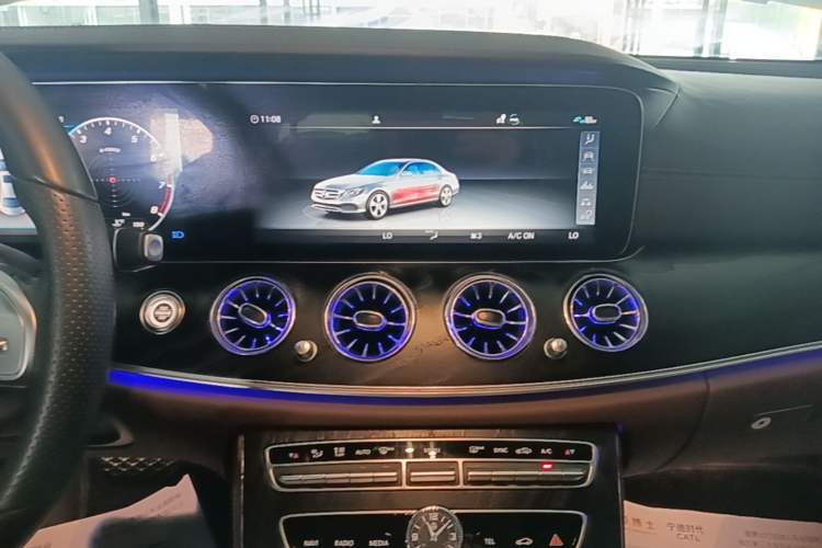 Used Mercedes-Benz E-Class 2019 E 300 L Sporty and Stylish Model Audio And AC Panel