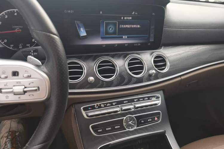 Used Mercedes-Benz E-Class 2019 E 300 L Sporty and Stylish Model Audio And AC Panel