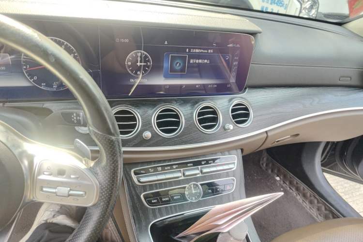 Used Mercedes-Benz E-Class 2019 E 300 L Sporty and Stylish Model Audio And AC Panel