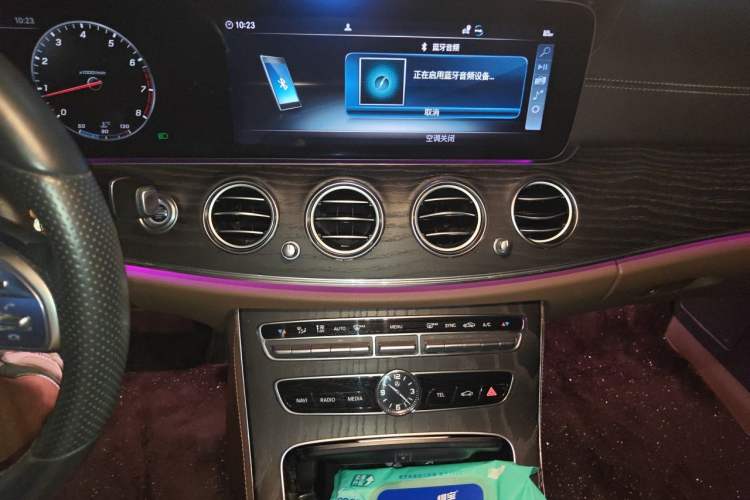 Used Mercedes-Benz E-Class 2019 Restyled E 300 L Sporty and Stylish Edition Audio And AC Panel