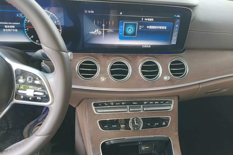 Used Mercedes-Benz E-Class 2019 Facelifted E 300 L Stylish Version Audio And AC Panel