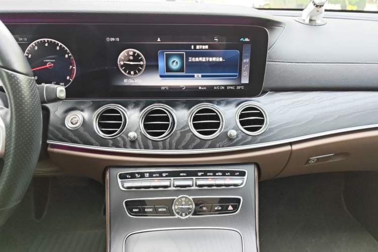 Used Mercedes-Benz E-Class 2019 E 300 L Sporty and Stylish Model Audio And AC Panel
