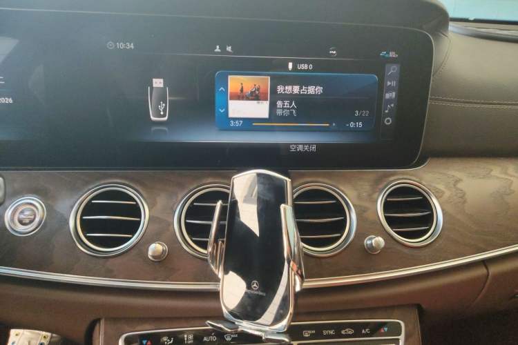 Used Mercedes-Benz E-Class 2019 Facelifted E 300 L Stylish Version Audio And AC Panel
