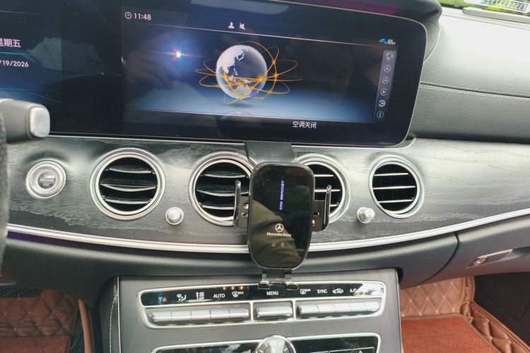 Used Mercedes-Benz E-Class 2019 E 300 L Sporty and Stylish Model Audio And AC Panel
