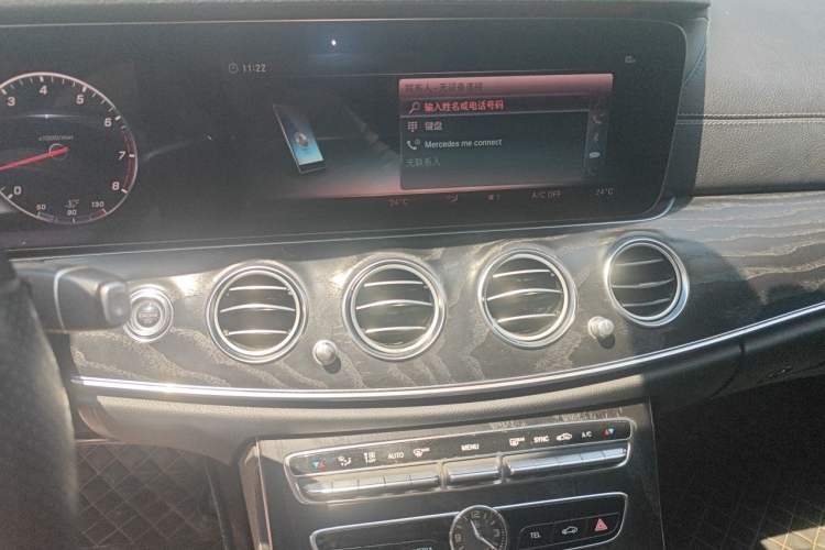 Used Mercedes-Benz E-Class 2019 E 300 L Sporty and Stylish Model Audio And AC Panel