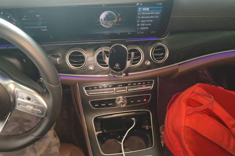 Used Mercedes-Benz E-Class 2019 E 300 L Sporty and Stylish Model Audio And AC Panel
