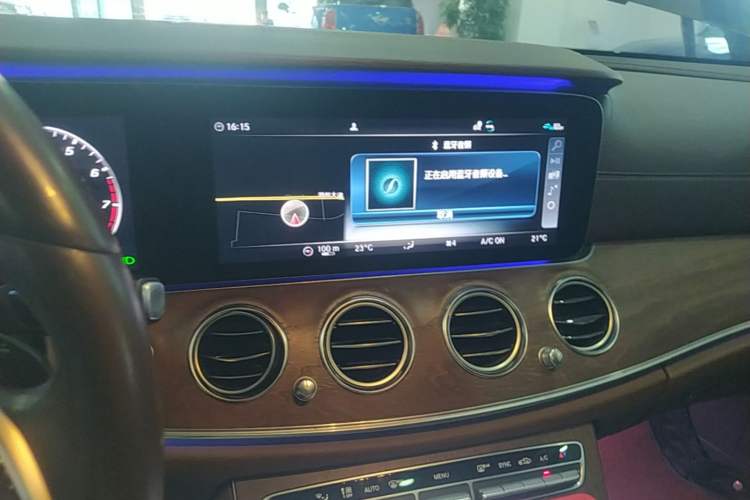 Used Mercedes-Benz E-Class 2019 Facelifted E 300 L Stylish Version Audio And AC Panel