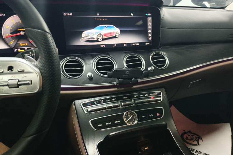 Used Mercedes-Benz E-Class 2019 E 300 L Sporty and Stylish Model Audio And AC Panel