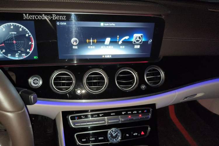Used Mercedes-Benz E-Class 2019 Facelifted E 300 L Stylish Version Audio And AC Panel