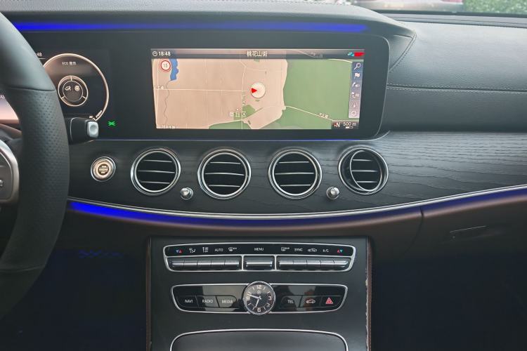 Used Mercedes-Benz E-Class 2019 E 300 L Sporty and Stylish Model Audio And AC Panel